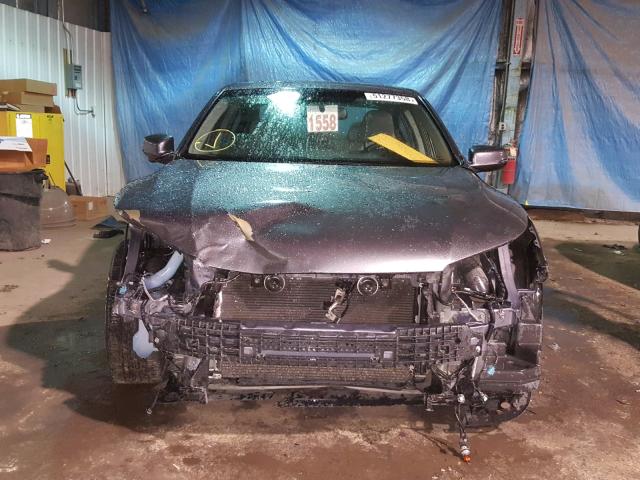 1HGCR2F88DA009851 - 2013 HONDA ACCORD EXL GRAY photo 9