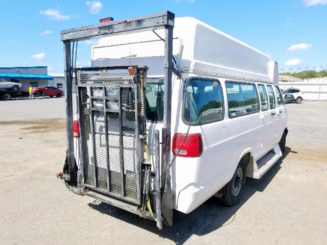 2B6LB31Z8XK535015 - 1999 DODGE RAM VAN B3 WHITE photo 4