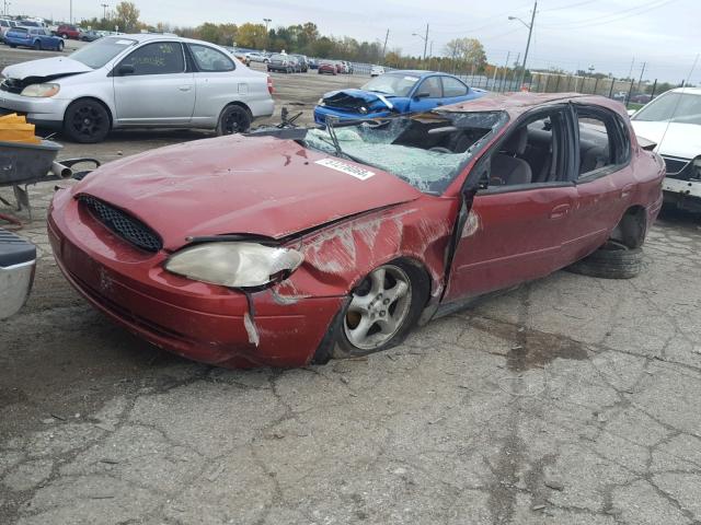 1FAFP55U91A222276 - 2001 FORD TAURUS SES MAROON photo 2