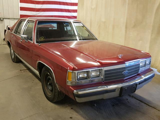 2FACP74F8MX185685 - 1991 FORD CROWN VICT RED photo 1