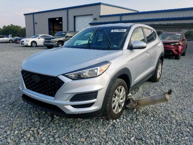 KM8J23A43KU869992 - 2019 HYUNDAI TUCSON SE SILVER photo 2