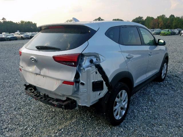 KM8J23A43KU869992 - 2019 HYUNDAI TUCSON SE SILVER photo 4