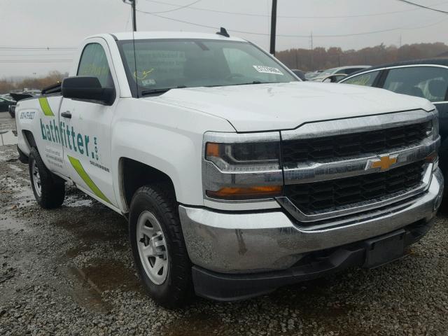 1GCNKNEC6JZ103307 - 2018 CHEVROLET SILVERADO WHITE photo 1