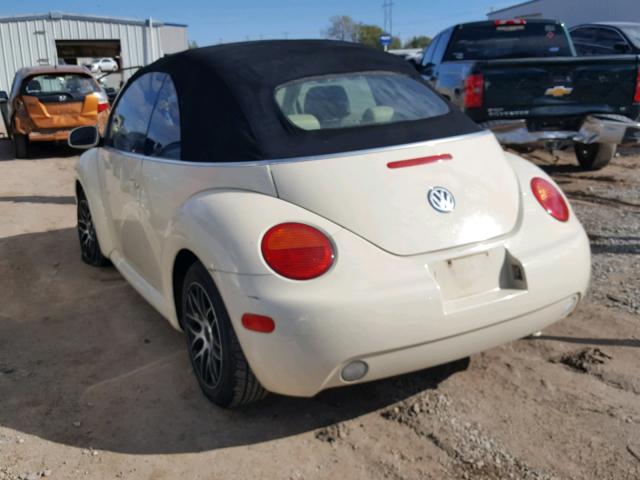 3VWBM31Y75M366753 - 2005 VOLKSWAGEN NEW BEETLE TAN photo 3