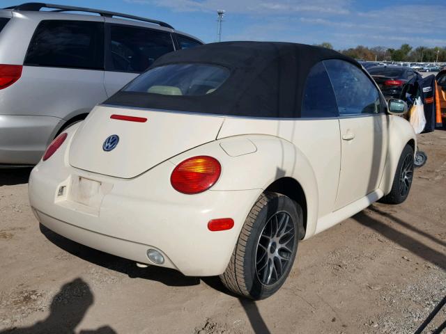 3VWBM31Y75M366753 - 2005 VOLKSWAGEN NEW BEETLE TAN photo 4