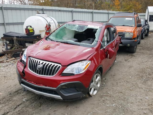 KL4CJESB4FB126102 - 2015 BUICK ENCORE RED photo 2