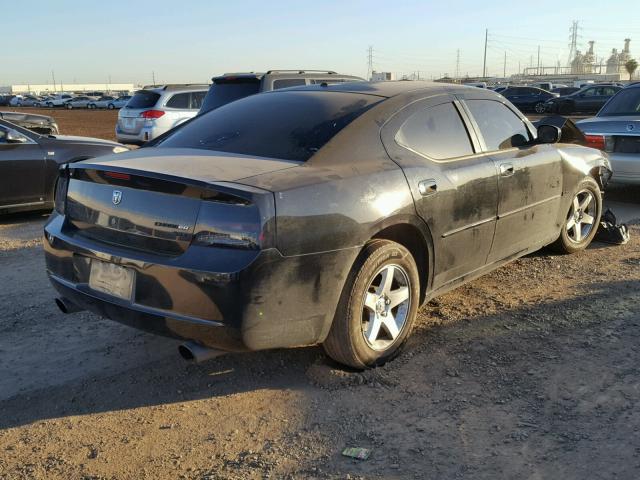 2B3CA3CV8AH213859 - 2010 DODGE CHARGER SX BLACK photo 4