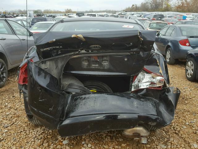 KNAFE121075418866 - 2007 KIA SPECTRA EX BLACK photo 9