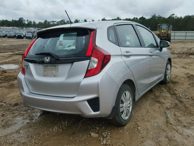 3HGGK5H55FM740737 - 2015 HONDA FIT LX SILVER photo 4