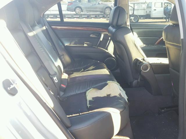 JH4KB16505C018305 - 2005 ACURA RL SILVER photo 6