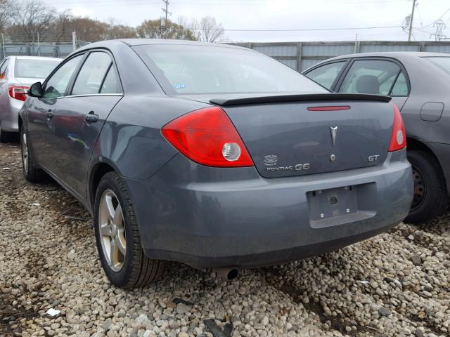 1G2ZH57N694149831 - 2009 PONTIAC G6 GT GRAY photo 3