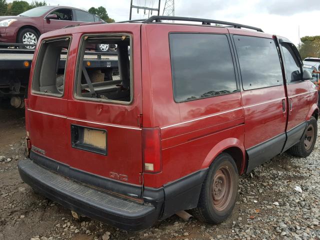 1GKDM19W7YB530702 - 2000 GMC SAFARI XT RED photo 4