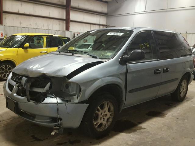 1D4GP25R53B282886 - 2003 DODGE CARAVAN SE SILVER photo 2