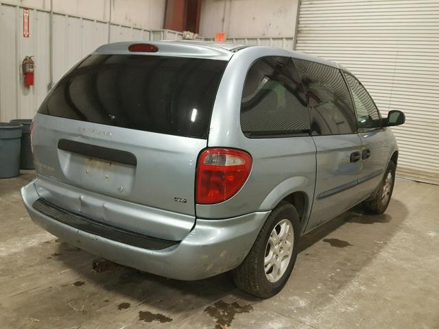 1D4GP25R53B282886 - 2003 DODGE CARAVAN SE SILVER photo 4