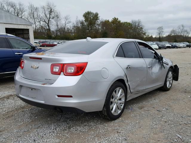1G11H5SA3DU133522 - 2013 CHEVROLET MALIBU LTZ ვერცხლისფერი ფოტო 4