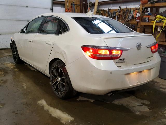 1G4PW5SK8G4159341 - 2016 BUICK VERANO SPO WHITE photo 3