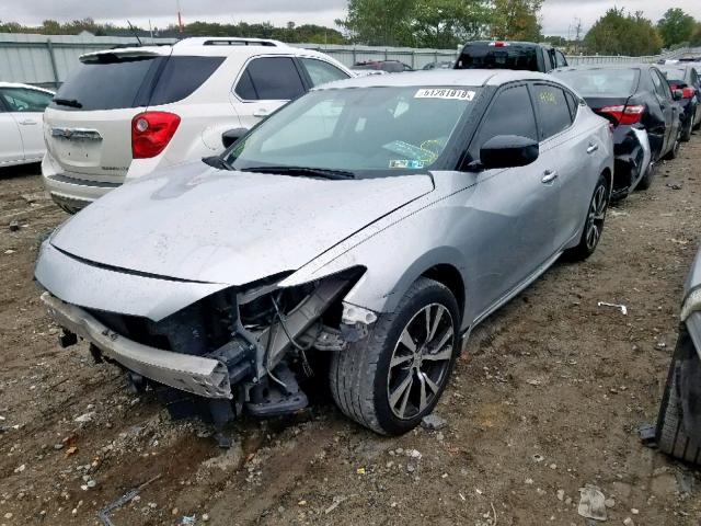 1N4AA6AP4HC443266 - 2017 NISSAN MAXIMA 3.5 SILVER photo 2