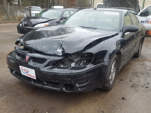 1G2NW52E04C118780 - 2004 PONTIAC GRAND AM G BLACK photo 2