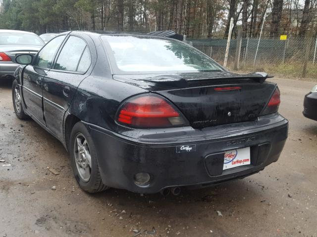 1G2NW52E04C118780 - 2004 PONTIAC GRAND AM G BLACK photo 3