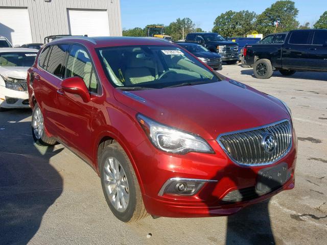 LRBFXBSA3HD000231 - 2017 BUICK ENVISION E RED photo 1