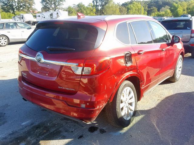 LRBFXBSA3HD000231 - 2017 BUICK ENVISION E RED photo 4