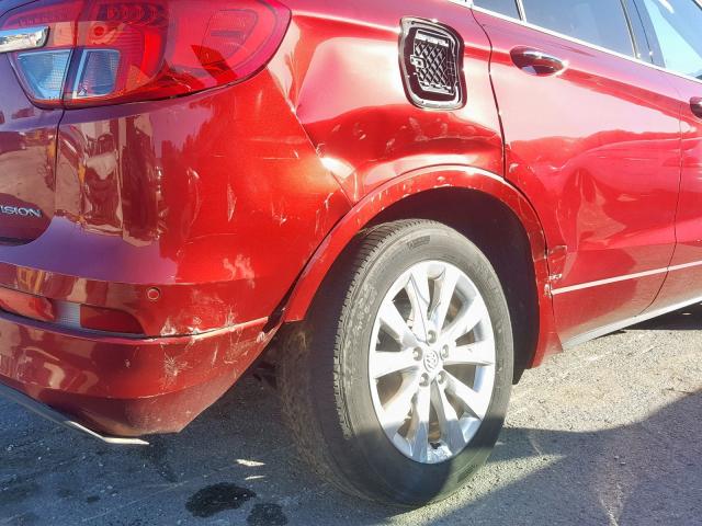 LRBFXBSA3HD000231 - 2017 BUICK ENVISION E RED photo 9