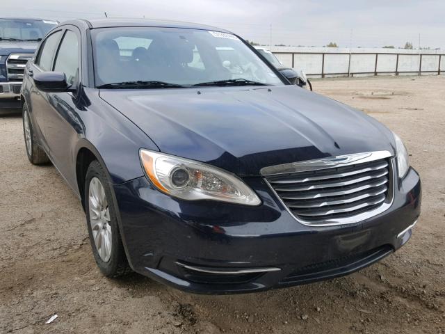 1C3CCBABXCN164416 - 2012 CHRYSLER 200 LX BLUE photo 1