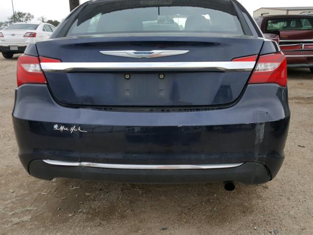 1C3CCBABXCN164416 - 2012 CHRYSLER 200 LX BLUE photo 9