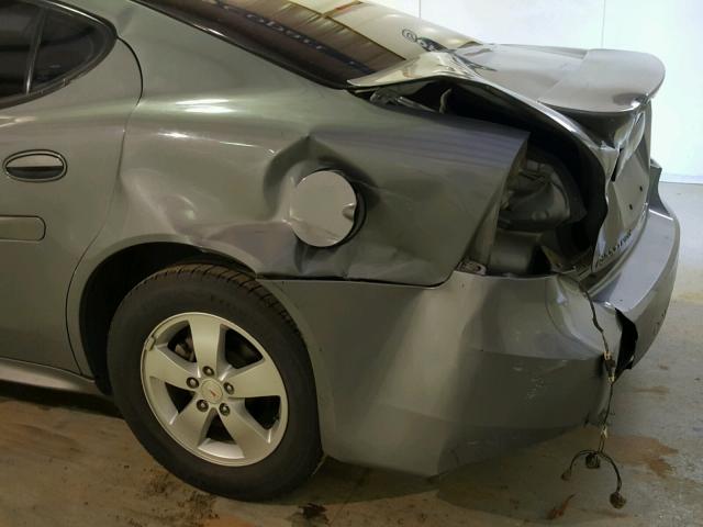 2G2WP552081156072 - 2008 PONTIAC GRAND PRIX Մոխրագույն լուսանկար 9