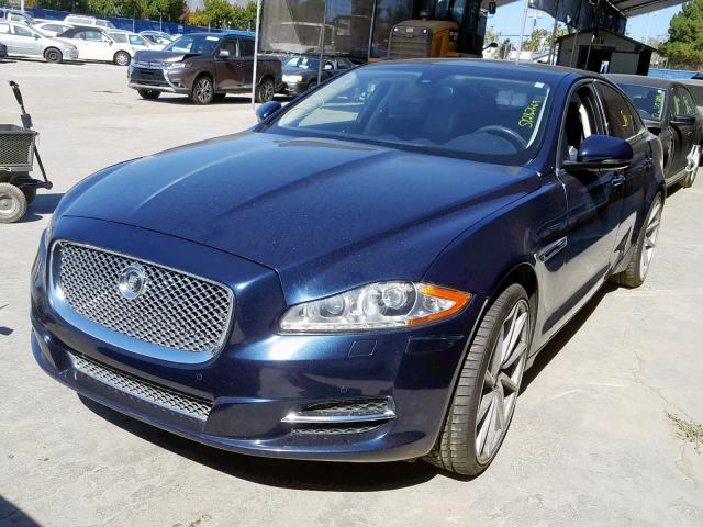 SAJWA1CB2BLV07057 - 2011 JAGUAR XJ BASE BLUE photo 2