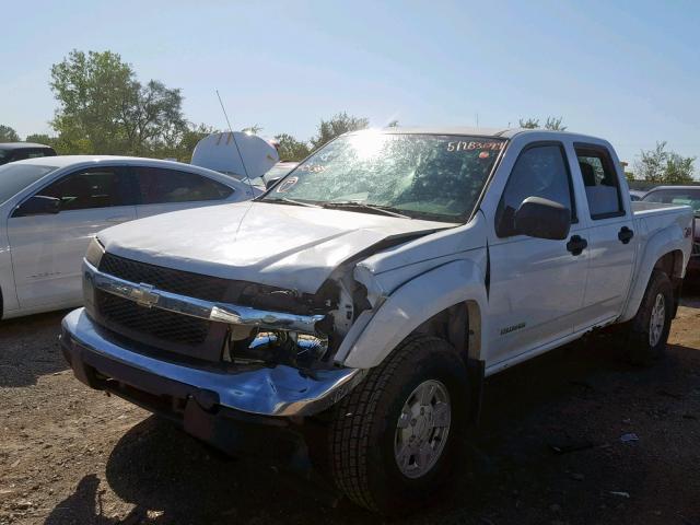 1GCDT136258130515 - 2005 CHEVROLET COLORADO WHITE photo 2