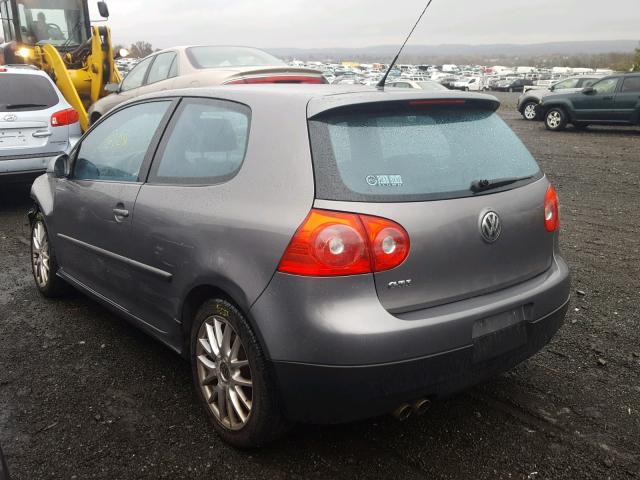 WVWEV71K26W092671 - 2006 VOLKSWAGEN NEW GTI GRAY photo 3