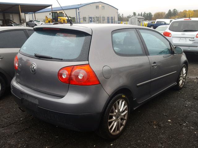 WVWEV71K26W092671 - 2006 VOLKSWAGEN NEW GTI GRAY photo 4
