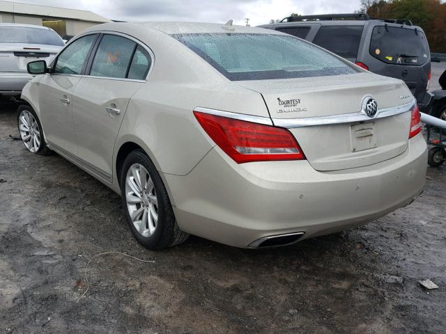 1G4GB5G38EF143686 - 2014 BUICK LACROSSE BEIGE photo 3