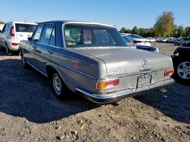 12051255 - 1970 MERCEDES-BENZ 280 GRAY photo 3