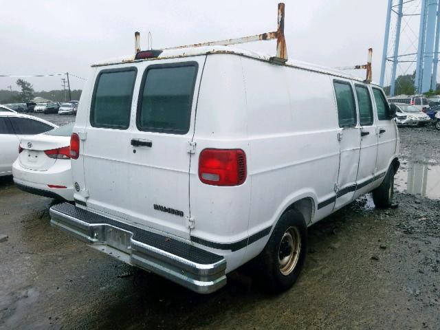 2B7HB11Y6WK144814 - 1998 DODGE RAM VAN B1 WHITE photo 4