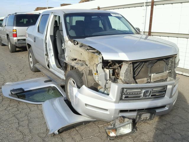 2HJYK16276H558245 - 2006 HONDA RIDGELINE SILVER photo 1