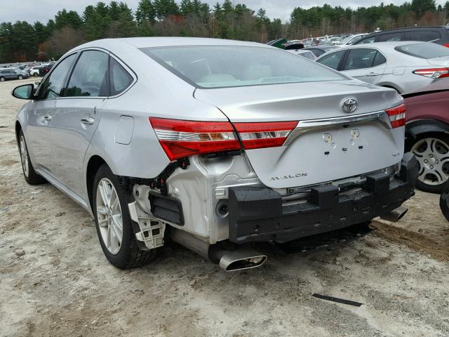 4T1BK1EB7EU092819 - 2014 TOYOTA AVALON BAS SILVER photo 3
