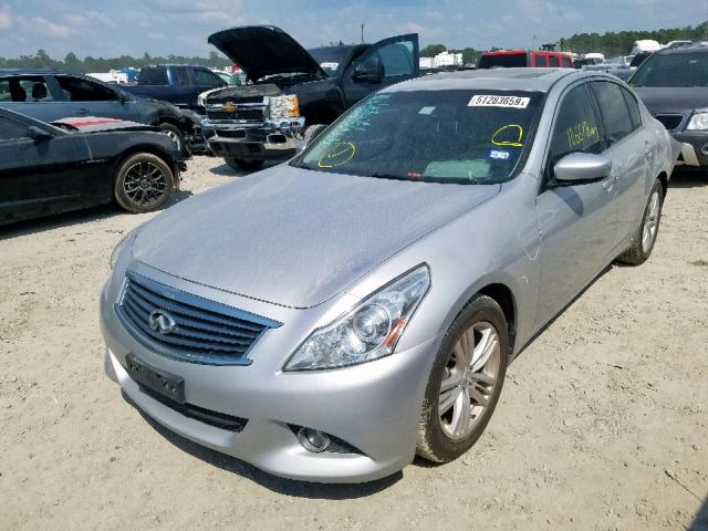 JN1CV6AP9BM505577 - 2011 INFINITI G37 BASE GRAY photo 2