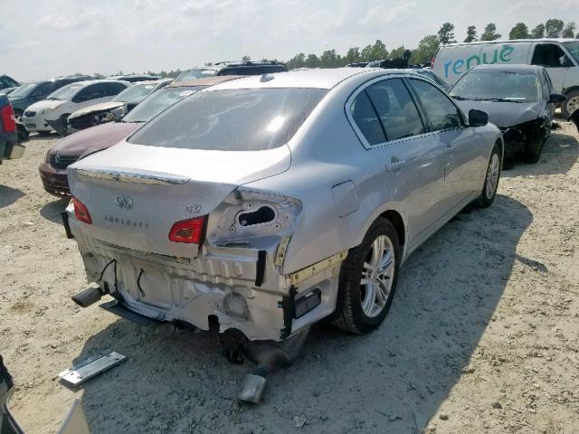 JN1CV6AP9BM505577 - 2011 INFINITI G37 BASE GRAY photo 4