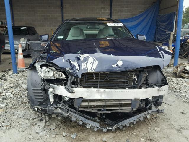 WDDGJ4HB9DG020288 - 2013 MERCEDES-BENZ C250 BLUE photo 9