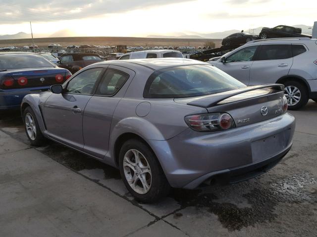 JM1FE17N550155251 - 2005 MAZDA RX8 GRAY photo 3