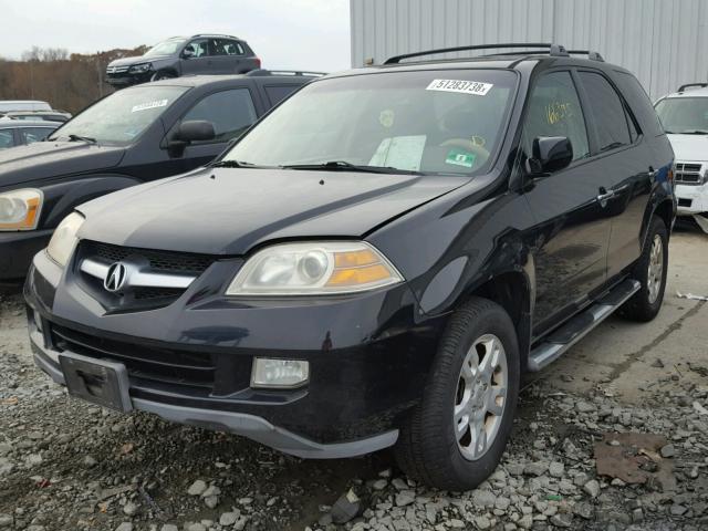 2HNYD18895H539849 - 2005 ACURA MDX TOURIN BLACK photo 2