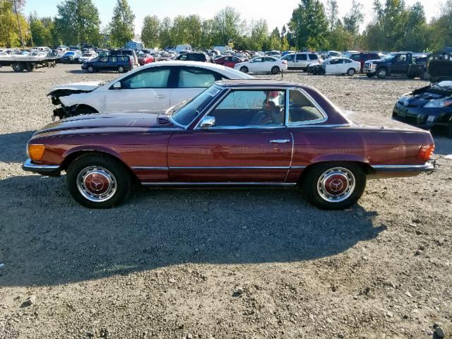 10704412007263 - 1973 MERCEDES-BENZ 450SL BURGUNDY photo 10