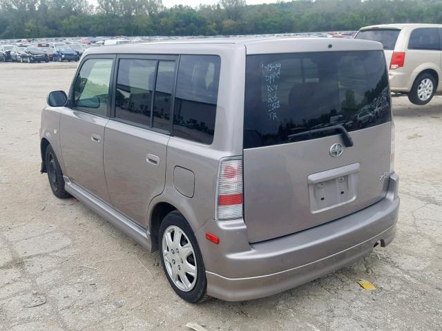 JTLKT324150172082 - 2005 TOYOTA SCION XB ნაცრისფერი ფოტო 3
