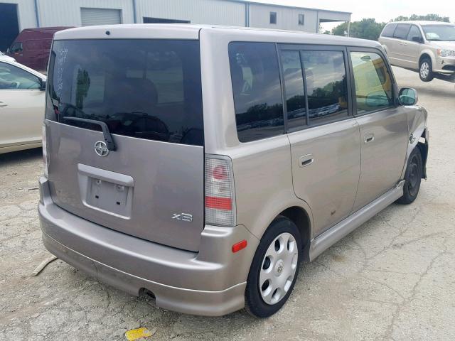JTLKT324150172082 - 2005 TOYOTA SCION XB ნაცრისფერი ფოტო 4