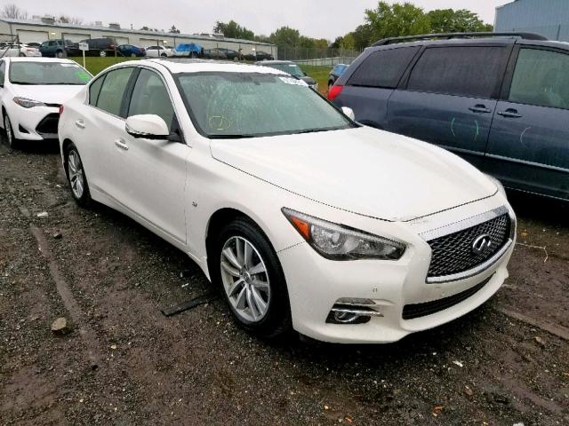 JN1BV7AR9EM685215 - 2014 INFINITI Q50 BASE WHITE photo 1