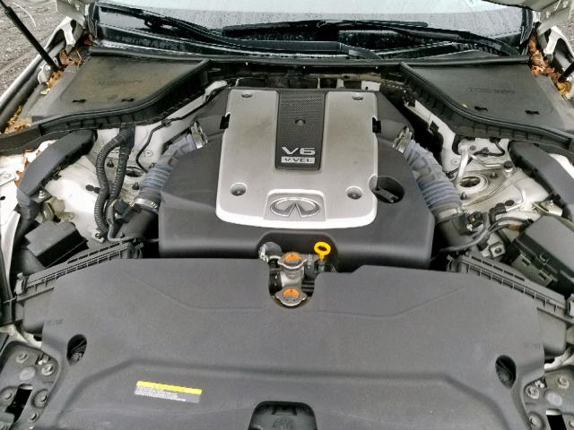 JN1BV7AR9EM685215 - 2014 INFINITI Q50 BASE WHITE photo 7