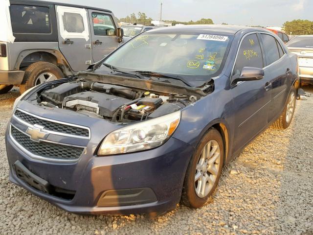 1G11C5SAXDF186849 - 2013 CHEVROLET MALIBU 1LT BLUE photo 2