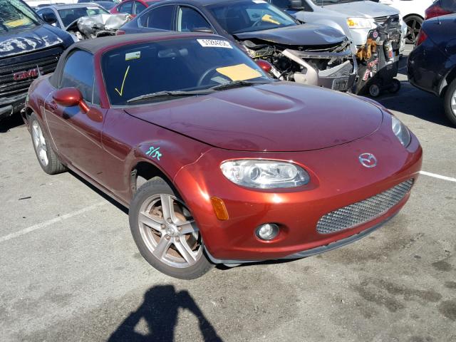 JM1NC25F560106166 - 2006 MAZDA MX-5 MIATA MAROON photo 1